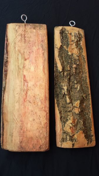 Placas de madeira (30x12 cm)